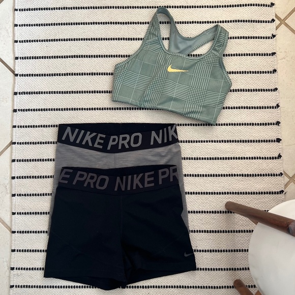 NIKE Swoosh Bra, Medium Support, Padded, Racerback, Sage Green, Size S - Picture 4 of 8